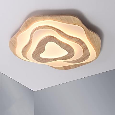 Plafón LED de Madera Regulable para Dormitorio Infantil Cover