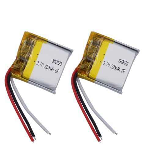 Batería 502020 3,7V 220mAh 3 cables (pack de 2 unidades)