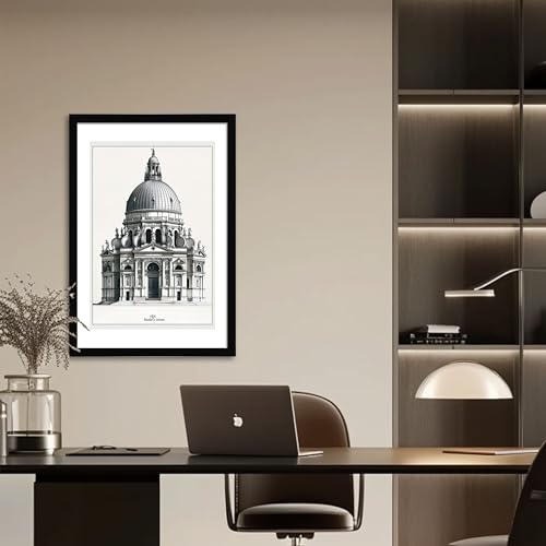 Heart Art 24X36 Poster Frame In Black,Display Pictures 20X30 With Mat Or 24 X 36 Posters Without Mat,Gallery Frame For Wall Mounting,2 Pack thumb #5