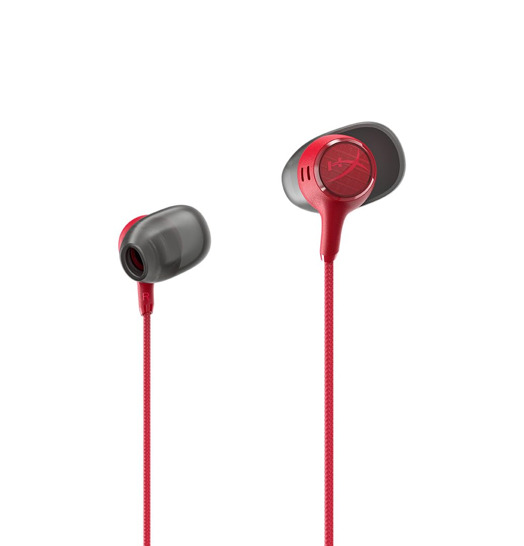 HyperX Cloud Earbuds III S – Wired Earbuds, PC; Nintendo Switch; Console Controller, Dynamic; 14.3 mm Driver, Silicone Ear Tips, Red, (BN7S2AA)-image-36