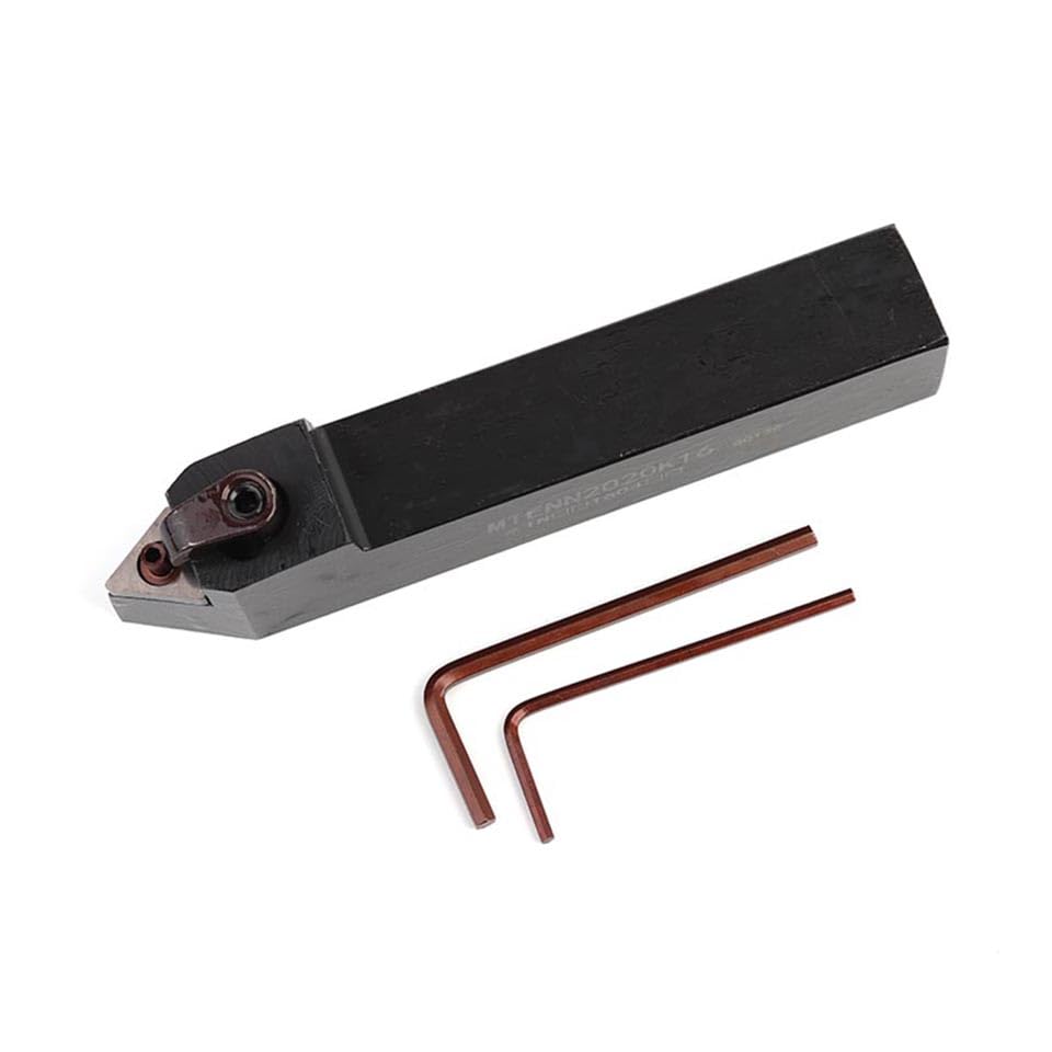 1pc MTENN2020K16 MTENN1616H16 MTENN2525M16 Cylindrical Turning Tool Holder for TNMG16 Carbide Inserts MTENN Lathe Cutting Tool(MTENN1616H16)