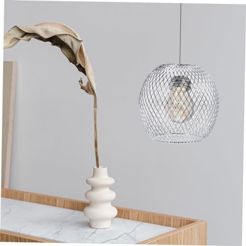 Garneck 1pc Metal Lamp Shade Open Design Decorative Cover for Ceiling Lights and Chandeliers Chic Home Decor Metal Material for Housewarming - Image 4