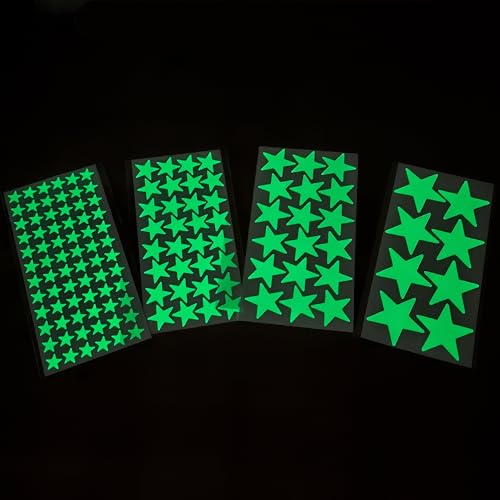 Glow in The Dark Star Stickers Glow Stars for Kids Room, Glow in The Dark Stars for Ceiling and...
