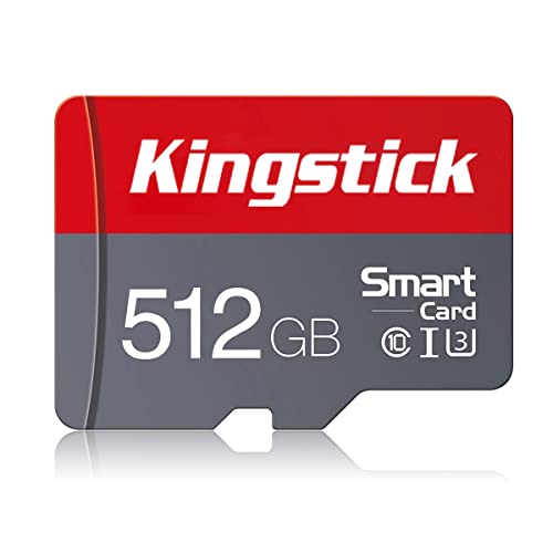 Tarjeta TF de 512 GB clase 10 con adaptador de tarjeta de memoria de alta velocidad para tablet, cámara, dron
