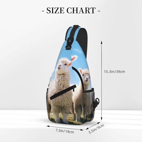 Mochila cruzada tipo sling para viaje y senderismo unisex miniatura 3