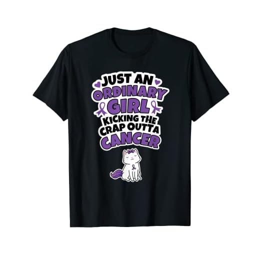 Gato Cáncer Chica Camiseta