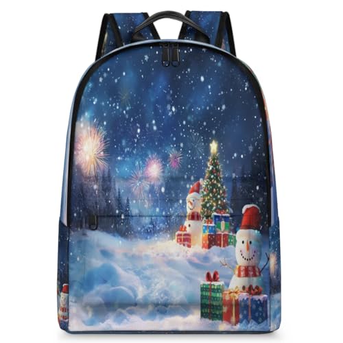 Grand sac à dos enfant et adulte Merry Christmas 23,5L pour ordinateur portable