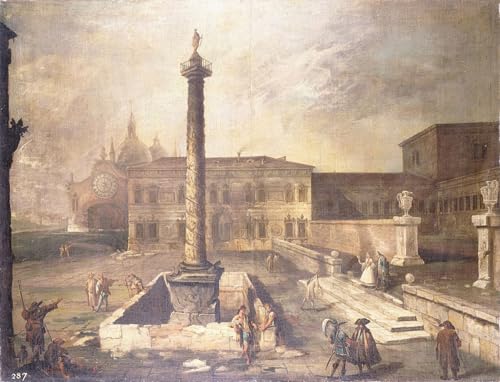 Imprimé sur toile Antonio Canal pour salon élégant et décoration murale grand format 60x90 cm