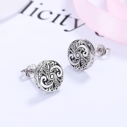 Amy & Annette Sterling Silver Stud Earrings for Women - Post Earrings for Women, 925 Sterling Silver Earrings3