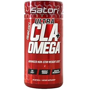 iSatori Ultra CLA – Omega 3 6 9 Safflower Oil Fish Oil Conjugated Linoleic Acid – Natural Weight Loss Exercise Enhancement Fat Burner Muscle Toner – Stimulant Free Dietary Supplement – 90 Softgels