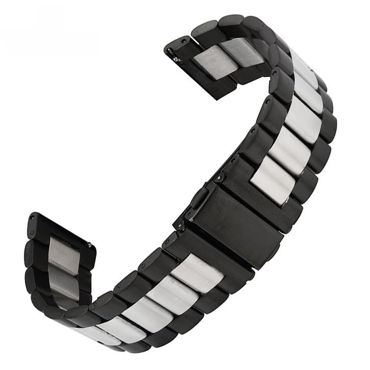 Sangle de montre en acier inoxydable boucle pliante pour montre connectée