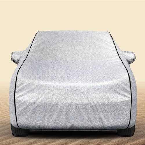 i20 Cover (All Variants) Car Body Cover – 100% Waterproof Custom Fit with Mirror Pockets | Triple-Stitched Elastic Design, Heat Reflective, Anti-Dust, All-Weather (Silver Series)