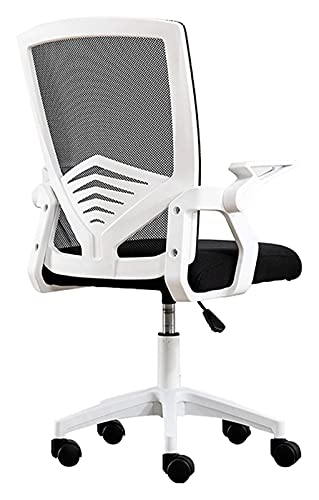 Chaise de bureau ergonomique de jeu pivotante avec dossier réglable et soutien lombaire