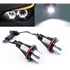 2Pcs 5W White LED Angel Eyes Halo Ring Marker lights Bulb Error Free Compatible with BMW 5 6 7 Series E39 E60 E63 E64 E65 E66 E83 M5 X3 X5 E53