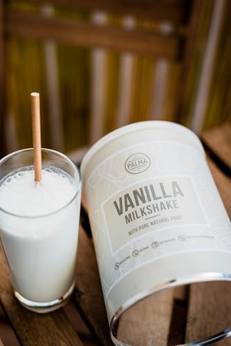 PALMA Vanille Frappe Milkshake | Ohne Gluten, ohne GMO, ohne Palmöl, ohne gehärtete Fette | Perfekt für Frappe, Milchshakes und Smoothies | Hergestellt in Italien | 500g (25 Portionen)