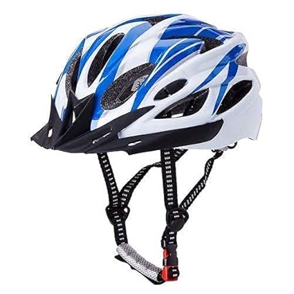 YanjVilla Bicycle Helmet with Detachable Visor Back Light & Insect Net Padded Adjustable Size Cycling Helmet Lightweight Mountain Bike Cycle Helmets for Men and Women