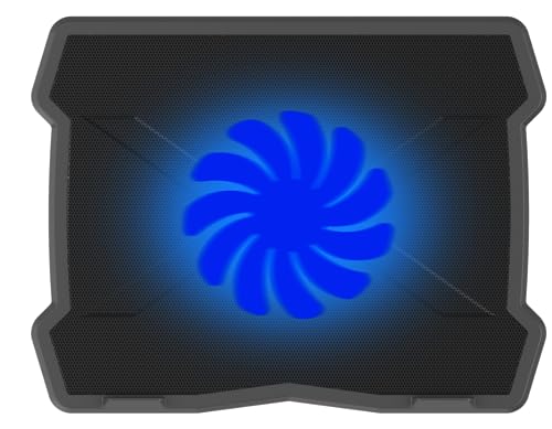 Geonix GXCLPB01 Laptop Cooling Stand with 125mm Fan, Silent Operation, LED Light, Supports up to 15.6 inch Laptops and Retractable Stand, 1 Year Warranty. Geonix GXCLPB01 Laptop Cooling Stand with 125mm Fan, Silent Operation, LED Light, Supports up to 15.6 inch Laptops and Retractable Stand, 1 Year Warranty.