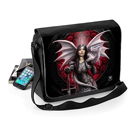 Anne Stokes Valour Gothic Messenger Bag Cover