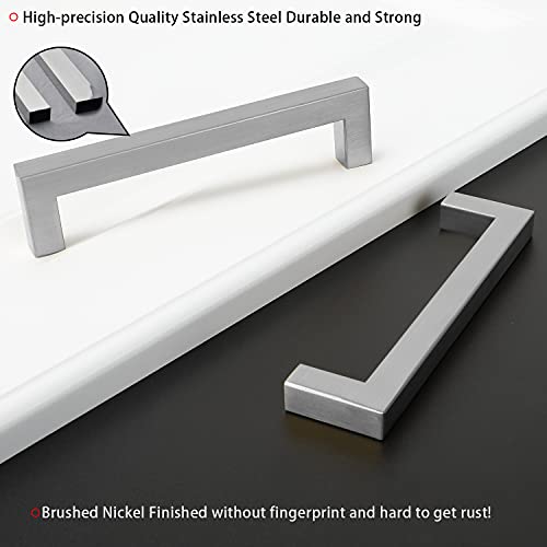 homdiy 30Pack 5in Brushed Nickel Pulls Kitchen Handles