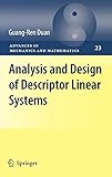 Analysis and Design of Descriptor Linear Systems (Advances in Mechanics and Mathematics (23))