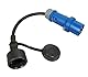 ViD® CEE Adapter Schuko Kupplung MENNEKES Stecker 230V Camping Boot H07RN-F 3x2,5mm²