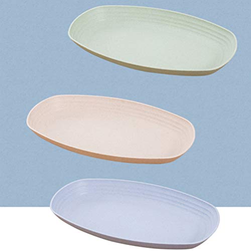 2 Pack de Prato de Cozinha Doméstica Pratos de Bolinhos de Massa de Restaurante Criativo Talheres Pr