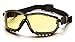 Pyramex V2G Safety Glasses, Black Frame/Amber Anti-Fog Lens