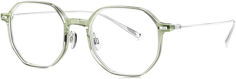 BOLON Unisex Titanium Polygon Prescription Eyeglass Frames BH6006 Frisco 49mm, Exclusive Eyewear Brand of EssilorLuxottica