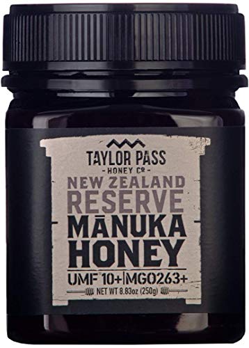 Taylor Pass Honey Co Manuka Honey MGO 83+ UMF 5+ Raw Healthy Delicious New Zealand Honey Non-Gmo (8.83oz) (UMF10+ MGO263+)