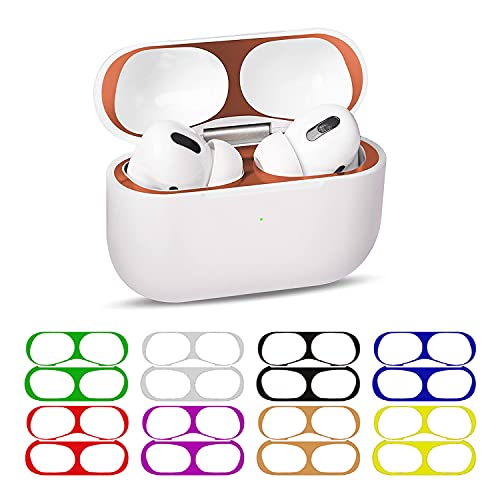 CM Tech AirPods Pro ダストガード AirPods Pro 第2世代 スキンシール 金属粉汚れ防止 エアーポッズ ガードカバー 極薄 0.04mm