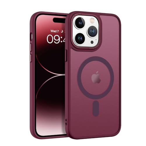 Coque magnétique iPhone 14 Pro Max compatible MagSafe fine
