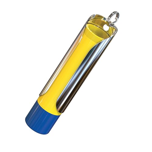 Image of Lip Balm Holder Keychain, Stainless Steel Sleeve Made In USA