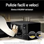 LG Electronics LG, MH6336GIH, Mikrowelle mit Smart Inverter und Quarz-Grill, 23 Liter, 1000 W, Automatikprogramme, 5 einstellbare Leistungsstufen, weiß – Bild 5