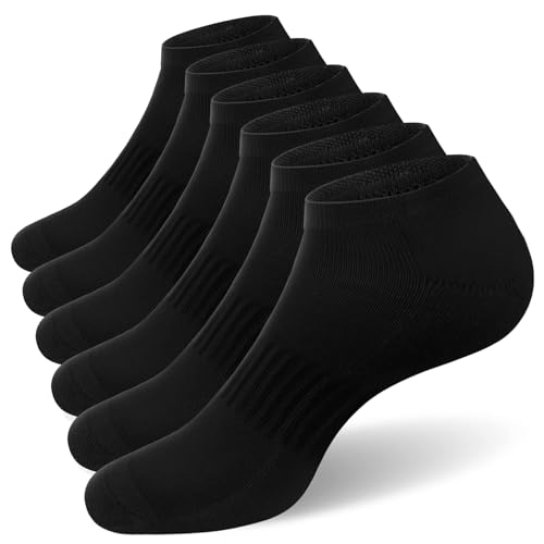 SIXDAYSOX 8/6 Pack Mens Ankle Socks Low Cut Comfort Casual Socks Size 10-13/13-15