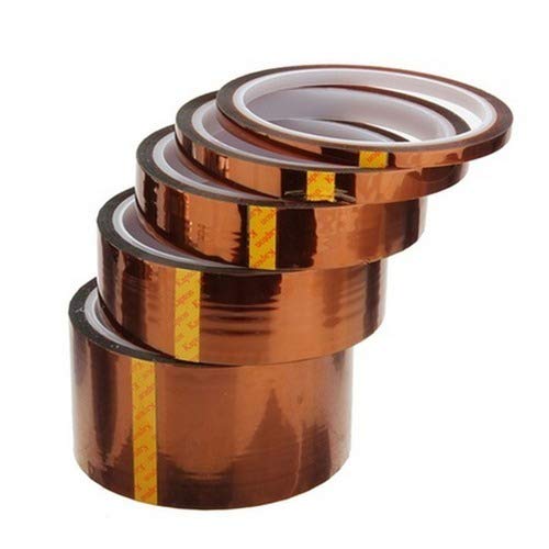 Global Statclean Systems New Kapton Polyimide Heat High Temperature Resistant Adhesive Gold Tape 12 mm, 33 Meter Pack of Two pcs (B07QM15F4W) Amazon Price History, Amazon Price Tracker