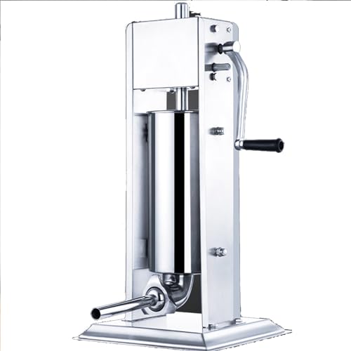 GTHTUHFD Embutidora De Salchichas, Máquina para Hacer Salchichas, Embutidora Vertical De Dos Velocidades De Acero Inoxidable 304, Máquina De Llenado De Salchichas De 2 L, 3,10L