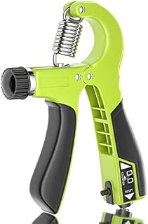 CHICLEW Hand Grip Strengthener 2 Pack, Forearm Strengthener Adjustable Resistance 4.5-60 kg Grip Trainer for Strong Hand Wrist Finger Forearm and Hand Rehabilitation Exercising