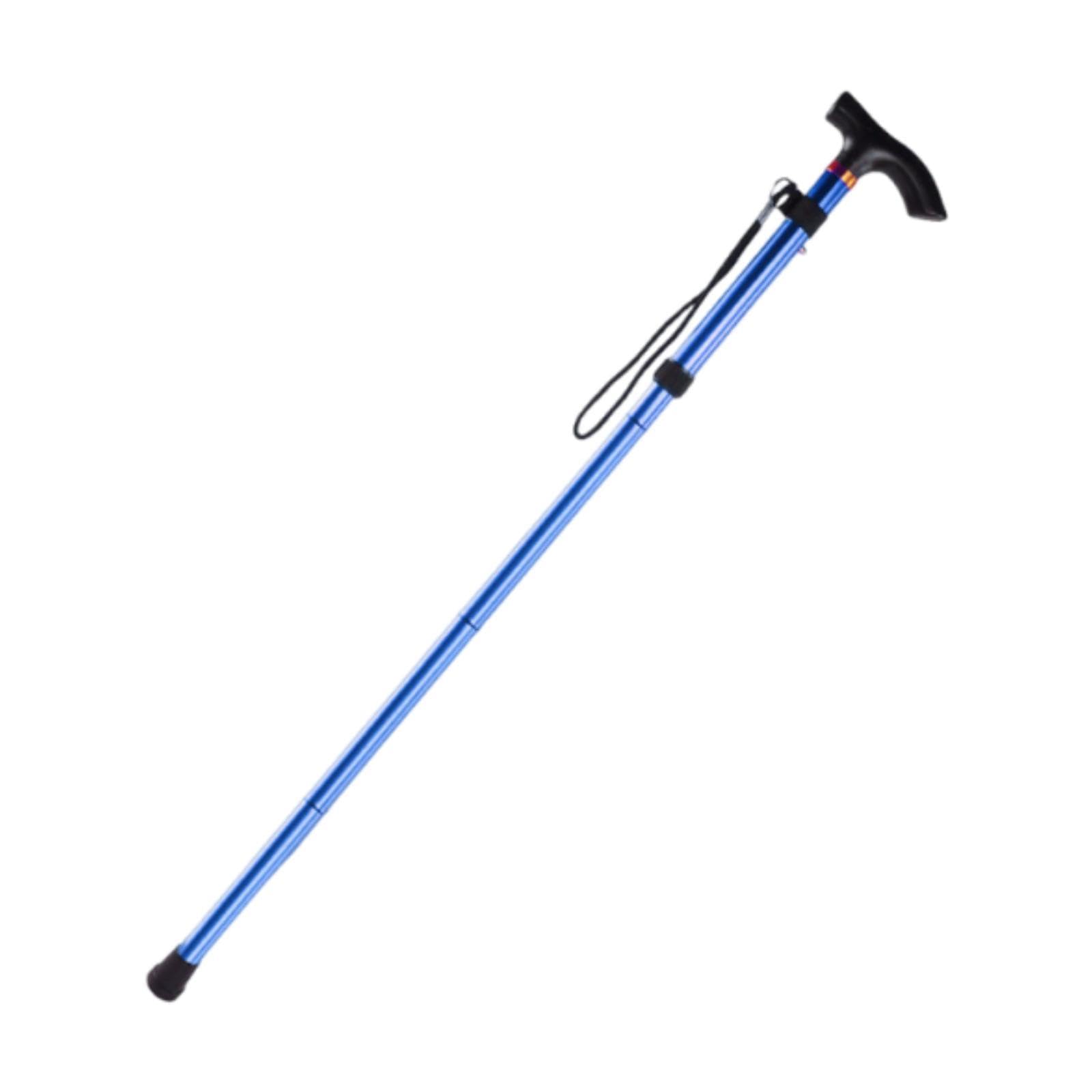 CALANDIS™ Trekking Stick Retractable Adjustable for Backpacking Mountaineering Blue | Walking & Trekking Sticks | Hiking Gear | & Hiking | Outdoor Sports-image-31