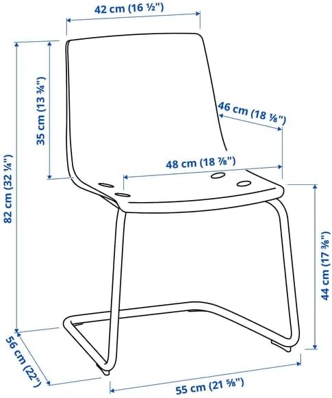 ProTuning TOBIAS Chair Clear/Chrome