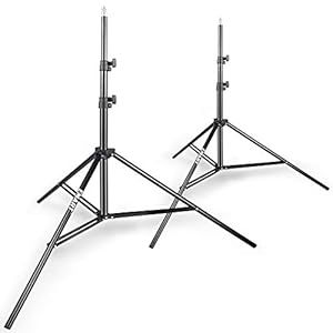 EMART 8.5ft Photography Light Stands for Photo Video Studio and Product Portrait Shooting – 2 Pack