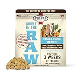 Primal Kibble in The Raw, Freeze Dried Dog Food, Fish & Pork, Scoop & Serve, Made with Raw Protein, Whole Ingredient Nutrition, Crafted in The USA, Dry Dog Food 5.4 lb Bag