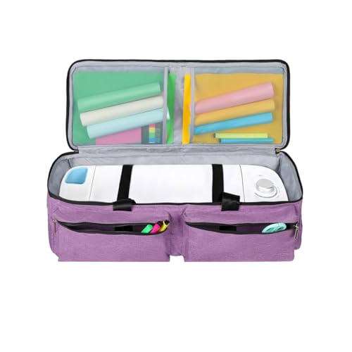 Sac fourre-tout compatible Cricut Explore Air, Maker et Silhouette Cameo 4 violet - 5
