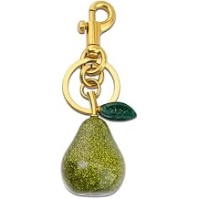 igvean Pear Bag Charm Keychains Green Pear Accessories Gifts for Women Birthday Christmas Valentine Gifts for Her Cute Fruit Keyring Present