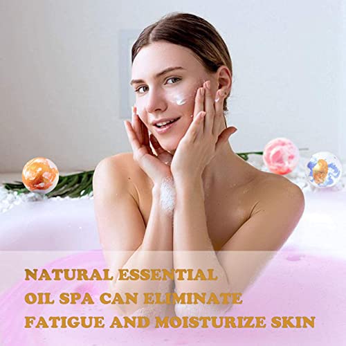 Bombas de banho para mulheres, Bombas de banho de chuveiro, 9 peças de bola de banho de espumantes a