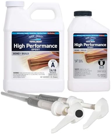 TotalBoat High Performance Clear Marine Epoxy Resin - 1.5 Quart Kit, Medium