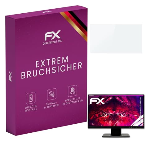 Film de verre en plastique atFoliX pour Iiyama Prolite T2252MSC-B1 FX-Hybrid-Glass 9H