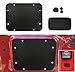 TOPPOWER Black Spare Tire Carrier Delete Filler Plate Tramp Stamp for 2007-2017 Jeep Wrangler JK JKU (Grille)