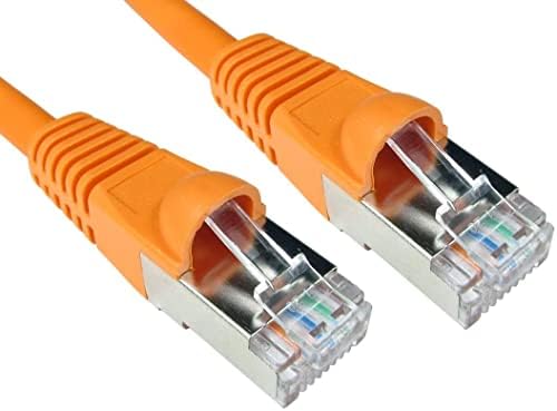 rhinocables CAT6A Ethernet Cable Shielded Snagless High Speed RJ45 Gigabit Booted Patch LAN Network Lead compatible with CAT5e, CAT6 Internet, Xbox, PS4, Smart TV, Router, Modem, PC (0.50m (50cm), Green)
