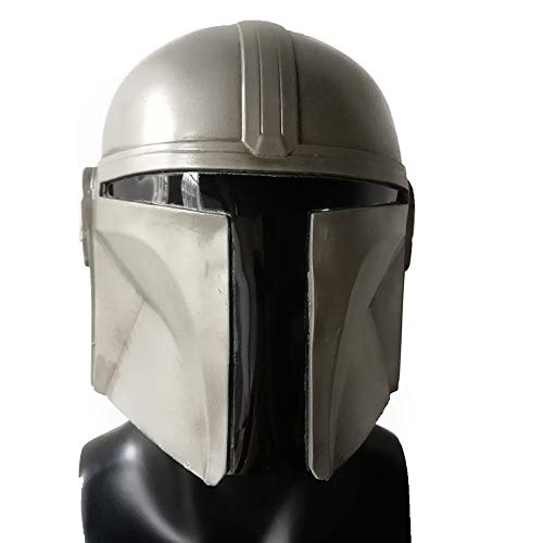 Bbbl The Manda Helmet Kid Size Lorian Boba Fett Fett Deluxe 3D Masks Latex Cosplay Costume Halloween Party Accessories Props Toys Grey #TOP2