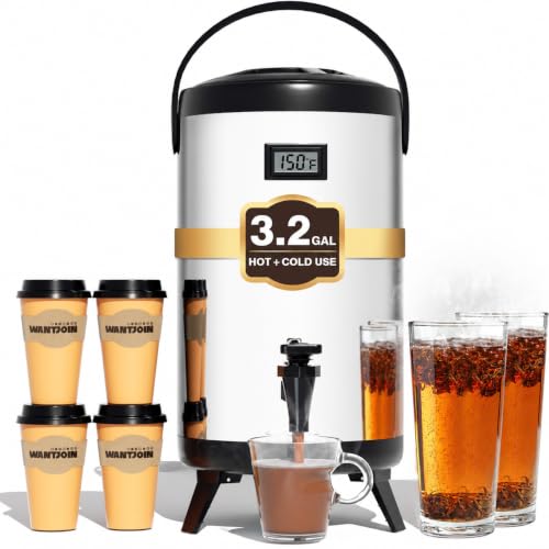 WantJoin 3.2-Gallon Stainless Steel Dispenser